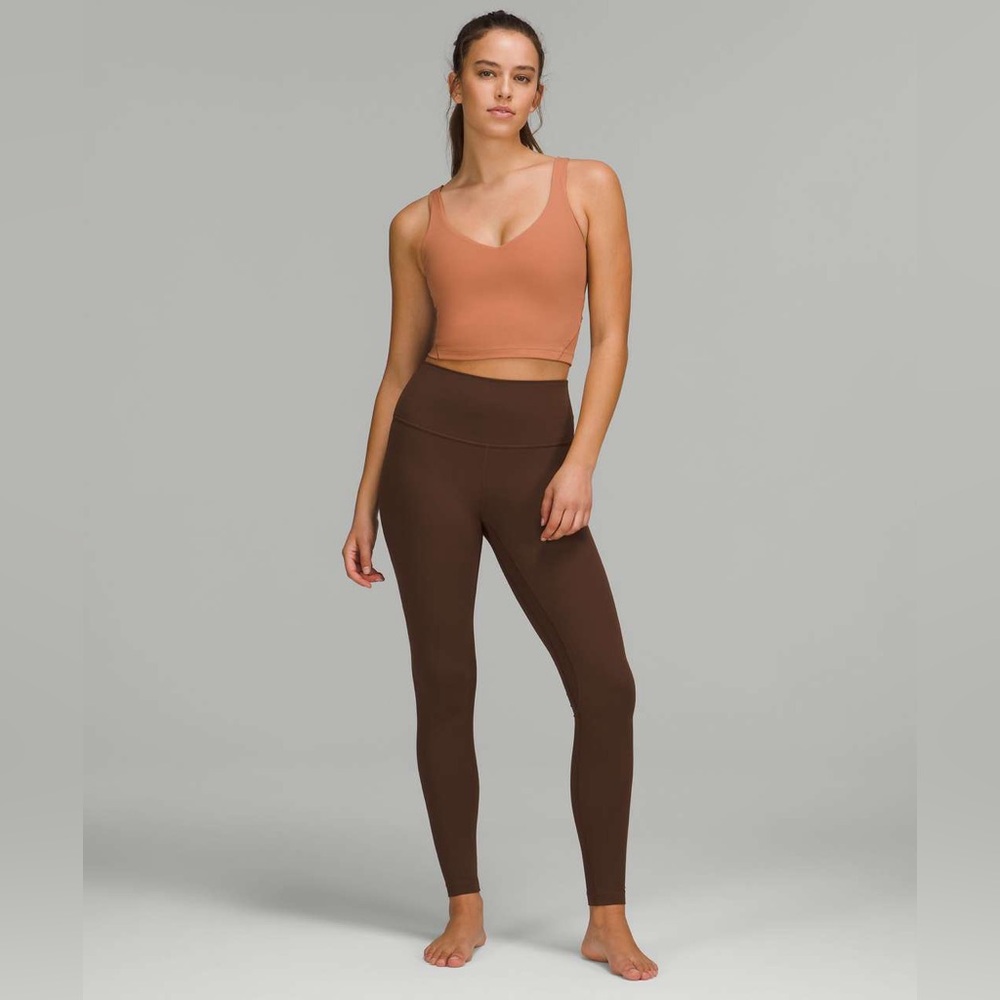 Lululemon Align Cropped Tank Top Long Line Yoga Running Workout Gym Activewear